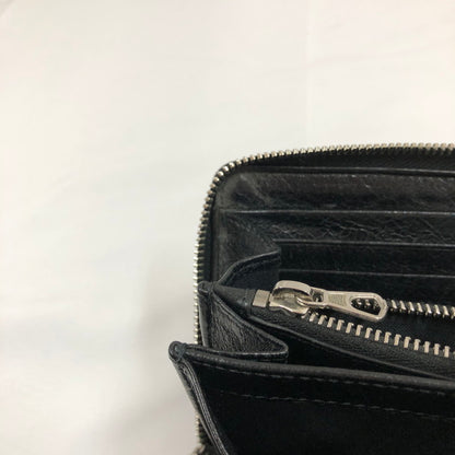 【中古品】【メンズ】 BALENCIAGA バレンシアガ ラウンドジップ長財布 アクセサリー 192-260820-sm-01-otoh カラー：ブラック 万代Net店