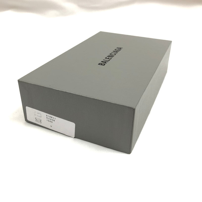 【中古品】【メンズ】 BALENCIAGA バレンシアガ ラウンドジップ長財布 アクセサリー 192-260820-sm-01-otoh カラー：ブラック 万代Net店