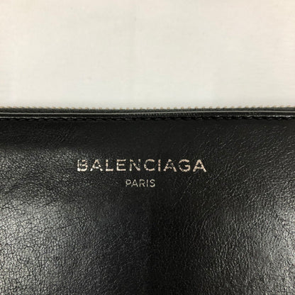 【中古品】【メンズ】 BALENCIAGA バレンシアガ ラウンドジップ長財布 アクセサリー 192-260820-sm-01-otoh カラー：ブラック 万代Net店