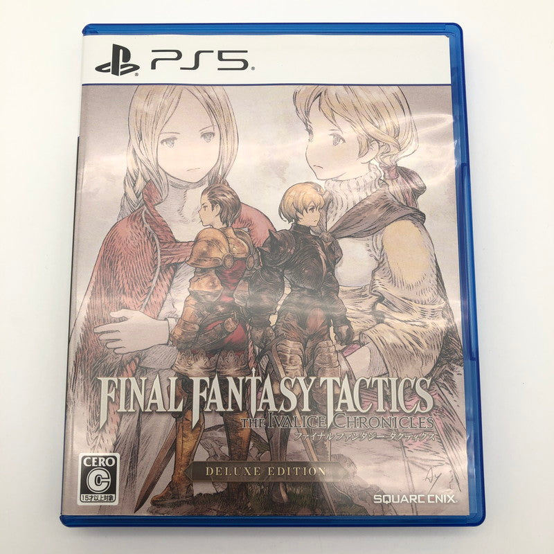 【中古美品】 ファイナルファンタジータクティクス　イヴァリース　クロニクルズ　デラックスエディション　-PS5ソフト [CERO区分_C/ 15歳以上対象] 026-260524-sy-07-otoh 万代Net店