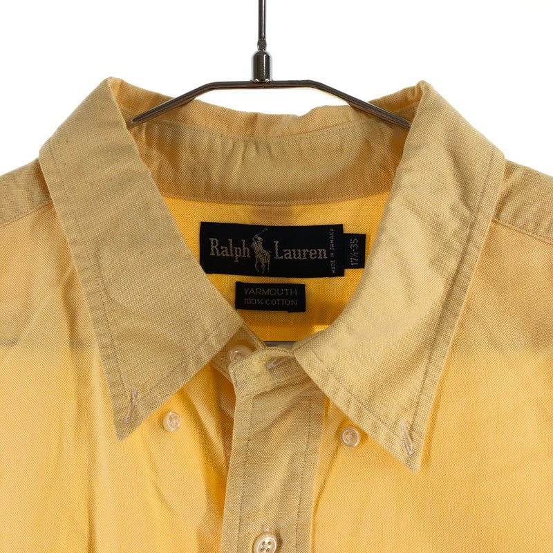 【中古品】【メンズ】 RALPHLAUREN ラルフローレン 長袖シャツ ボタンダウンシャツ 147-260619-sm-07-otoh カラー：レモンイエロー 万代Net店