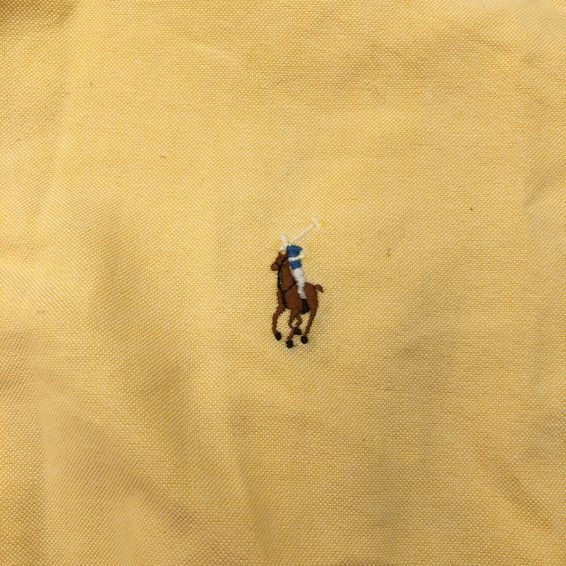 【中古品】【メンズ】 RALPHLAUREN ラルフローレン 長袖シャツ ボタンダウンシャツ 147-260619-sm-07-otoh カラー：レモンイエロー 万代Net店