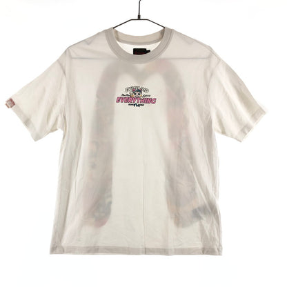【中古品】【メンズ】 EVISU DID EVERYTHING エヴィス だるまと招き猫プリント Tシャツ 147-260618-sm-02-otoh サイズ：XS カラー：ホワイト 万代Net店