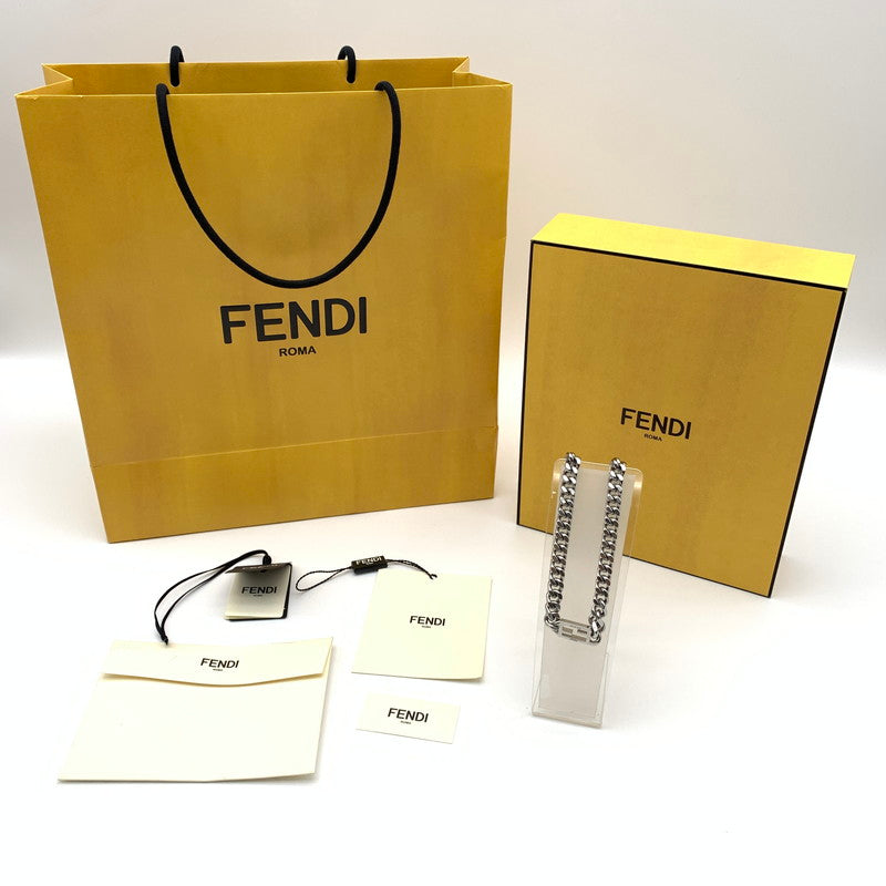 【中古品】【メンズ】 FENDI フェンディ バゲット チェーン ネックレス アクセサリー 192-260601-st-14-otoh 万代Net店
