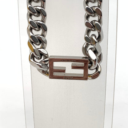 【中古品】【メンズ】 FENDI フェンディ バゲット チェーン ネックレス アクセサリー 192-260601-st-14-otoh 万代Net店