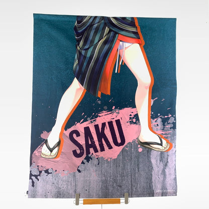【中古美品】 開封済み カプくじ にじさんじ 笹木咲 ほぼ等身大タペストリー 038-260917-st-02-otoh 万代Net店