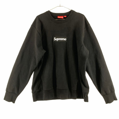 【中古品】【メンズ】 SUPREME シュプリーム BOX LOGO CREWNECK SHEATSHIRT スウェット 149-260527-sm-01-otoh サイズ：XL カラー：ブラック 万代Net店