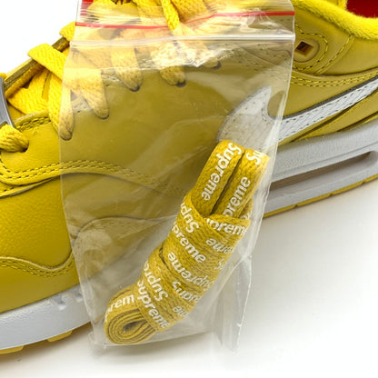 【中古美品】【メンズ】 Supreme × NIKE シュプリーム ナイキ HF8813-700 AIR MAX 1 87 SP スニーカー 靴 160-260601-st-12-otoh カラー：スピードイエロー/ホワイト 万代Net店