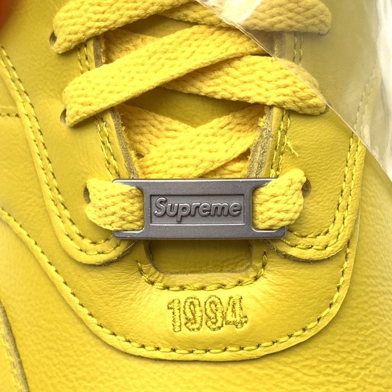 【中古美品】【メンズ】 Supreme × NIKE シュプリーム ナイキ HF8813-700 AIR MAX 1 87 SP スニーカー 靴 160-260601-st-12-otoh カラー：スピードイエロー/ホワイト 万代Net店