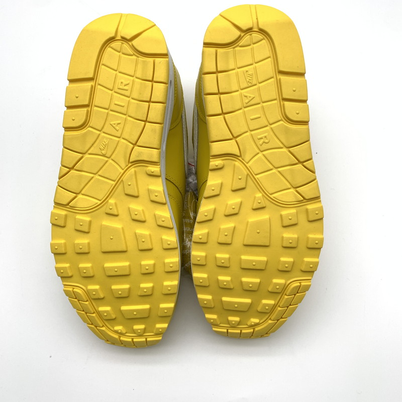 【中古美品】【メンズ】 Supreme × NIKE シュプリーム ナイキ HF8813-700 AIR MAX 1 87 SP スニーカー 靴 160-260601-st-12-otoh カラー：スピードイエロー/ホワイト 万代Net店