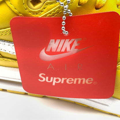 【中古美品】【メンズ】 Supreme × NIKE シュプリーム ナイキ HF8813-700 AIR MAX 1 87 SP スニーカー 靴 160-260601-st-12-otoh カラー：スピードイエロー/ホワイト 万代Net店