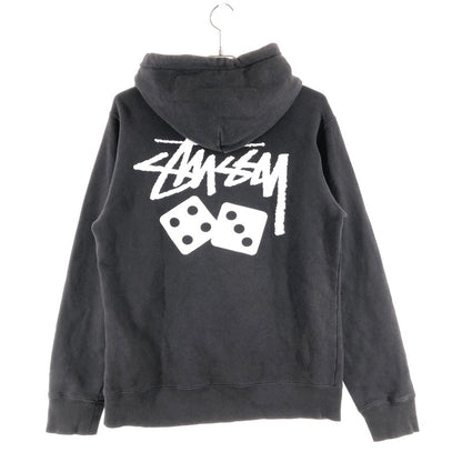 【中古品】【メンズ】 STUSSY Dice Hoodie Roll The Dice ステューシー ダイス フーディ スウェットパーカー 147-260617-sm-06-otoh サイズ：S カラー：ブラック 万代Net店