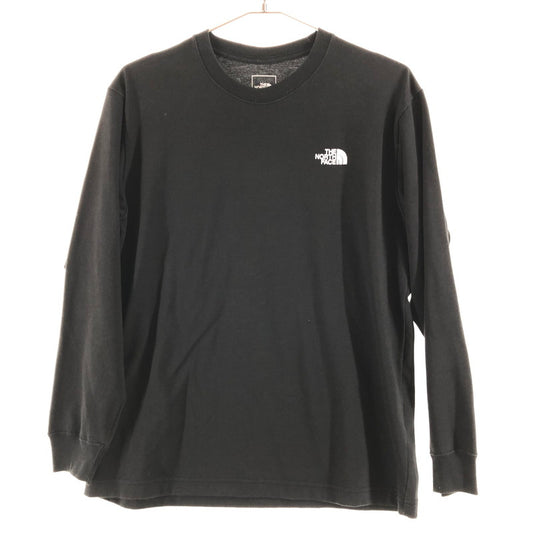 【中古品】【メンズ】 THE NORTH FACE NT32230 BACK SQUARE LOGO LS TEE ザ・ノース・フェイス 長袖Tシャツ 144-260617-sm-04-otoh サイズ：S カラー：ブラック 万代Net店
