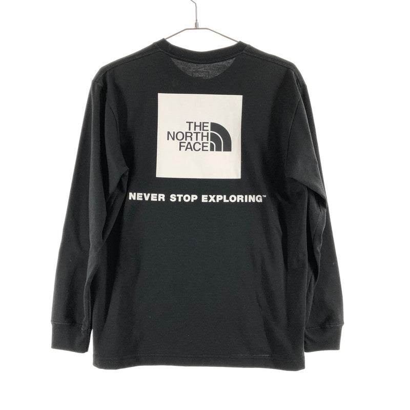 【中古品】【メンズ】 THE NORTH FACE NT32230 BACK SQUARE LOGO LS TEE ザ・ノース・フェイス 長袖Tシャツ 144-260617-sm-04-otoh サイズ：S カラー：ブラック 万代Net店