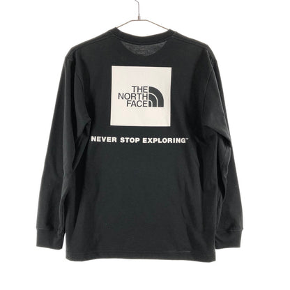【中古品】【メンズ】 THE NORTH FACE NT32230 BACK SQUARE LOGO LS TEE ザ・ノース・フェイス 長袖Tシャツ 144-260617-sm-04-otoh サイズ：S カラー：ブラック 万代Net店