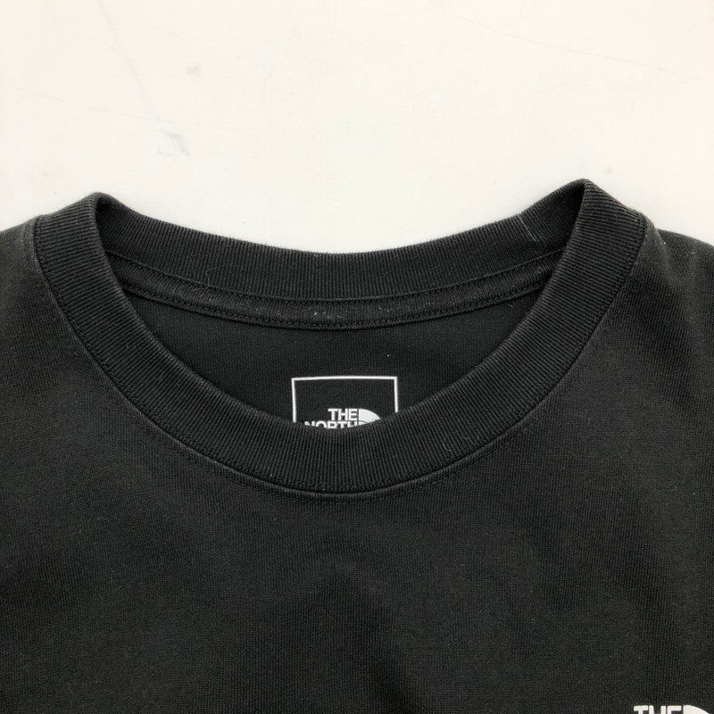 【中古品】【メンズ】 THE NORTH FACE NT32230 BACK SQUARE LOGO LS TEE ザ・ノース・フェイス 長袖Tシャツ 144-260617-sm-04-otoh サイズ：S カラー：ブラック 万代Net店