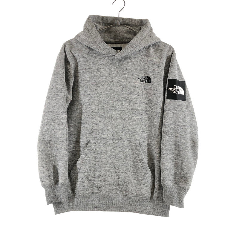 【中古品】【メンズ】 THE NORTH FACE NT61835 SQUARE LOGO HOODIE ザ・ノース・フェイス スクエアロゴフーティ プルオーバーパーカー 144-260617-sm-05-otoh サイズ：S カラー：ミックスグレー 万代Net店