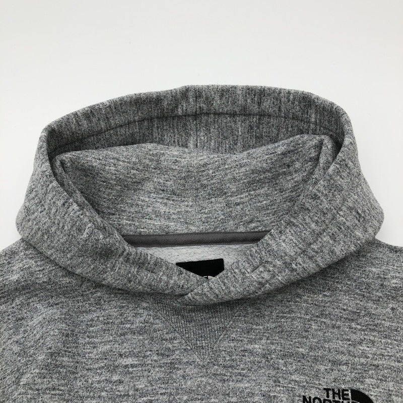 【中古品】【メンズ】 THE NORTH FACE NT61835 SQUARE LOGO HOODIE ザ・ノース・フェイス スクエアロゴフーティ プルオーバーパーカー 144-260617-sm-05-otoh サイズ：S カラー：ミックスグレー 万代Net店