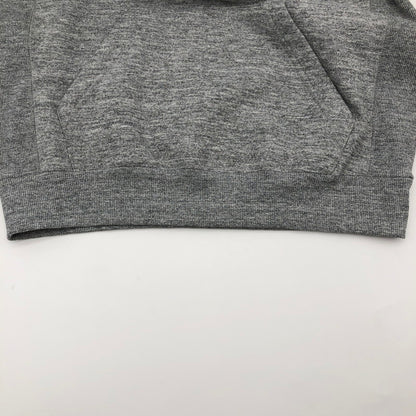 【中古品】【メンズ】 THE NORTH FACE NT61835 SQUARE LOGO HOODIE ザ・ノース・フェイス スクエアロゴフーティ プルオーバーパーカー 144-260617-sm-05-otoh サイズ：S カラー：ミックスグレー 万代Net店