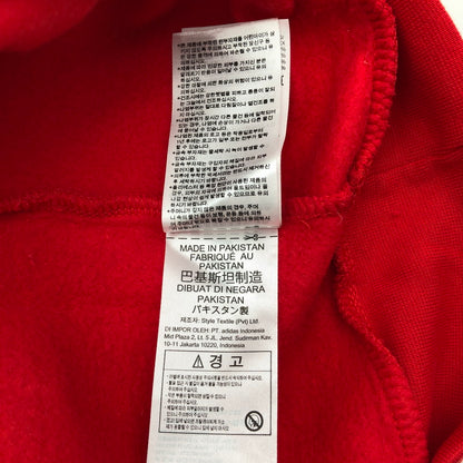 【中古品】【メンズ】 Adidas originals 3 Stripes Crew アディダス オリジナル 3 ストライプス クルーネック スウェットシャツ トレーナー 147-260616-sm-03-otoh サイズ：M カラー：レッド 万代Net店