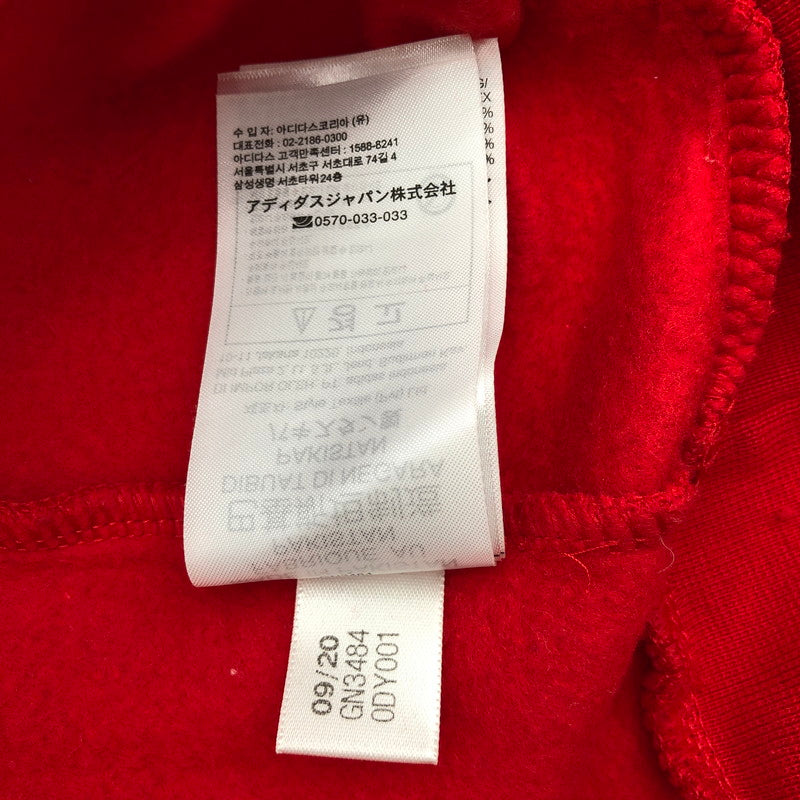 【中古品】【メンズ】 Adidas originals 3 Stripes Crew アディダス オリジナル 3 ストライプス クルーネック スウェットシャツ トレーナー 147-260616-sm-03-otoh サイズ：M カラー：レッド 万代Net店