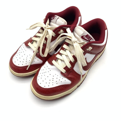 【中古品】【レディース】 NIKE ナイキ FJ4555-100 WMNS DUNK LOW PRM "TEAM RED AND WHITE" スニーカー 靴 160-260601-st-17-otoh カラー：ホワイト/チームレッド/ココナッツミルク 万代Net店