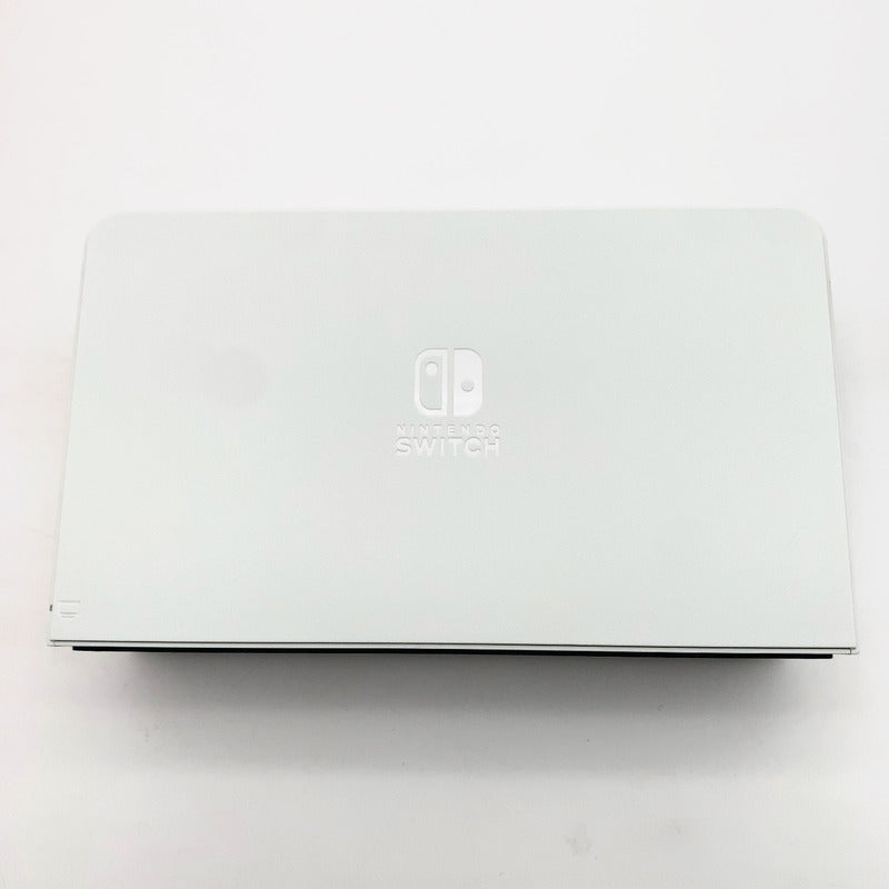 【中古美品】 開封済み　Nintendo Switch(有機ELモデル) Joy-Con(L) (R) ホワイト 本体 034-261020-st-01-otoh 万代Net店