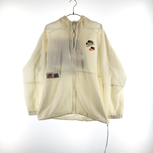 【中古品】【メンズ】 NIKE DV3313-133 ナイキ ナイロンジャケット パーカー 147-260617-sm-01-otoh サイズ：XL カラー：ホワイト 万代Net店