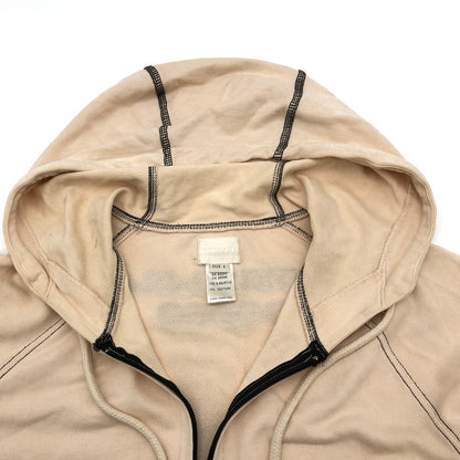 【中古品】【メンズ】 DIESEL ディーゼル ヴィンテージ風 フルジップアップ パーカー 147-260617-sm-08-otoh サイズ：L カラー：薄いベージュ 万代Net店