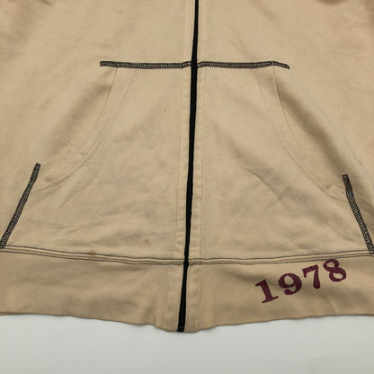 【中古品】【メンズ】 DIESEL ディーゼル ヴィンテージ風 フルジップアップ パーカー 147-260617-sm-08-otoh サイズ：L カラー：薄いベージュ 万代Net店