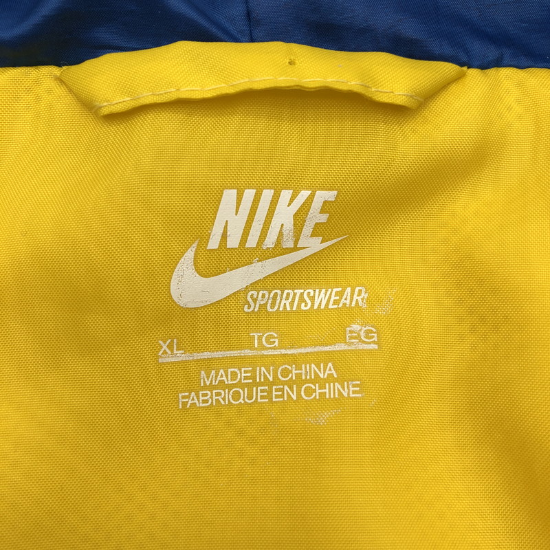 【中古品】【メンズ】 NIKE 343425-330 ナイキ ウインドランナー ナイロン ジャケット 147-260617-sm-10-otoh カラー：イエロー　グリーン 万代Net店