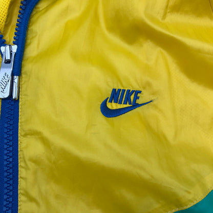 【中古品】【メンズ】 NIKE 343425-330 ナイキ ウインドランナー ナイロン ジャケット 147-260617-sm-10-otoh カラー：イエロー　グリーン 万代Net店