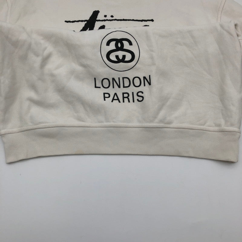 【中古品】【メンズ】 STUSSY World Tour Crew ステューシー ワールドツアー クルーネック スウェット 147-260617-sm-07-otoh カラー：クリーム系カラー 万代Net店