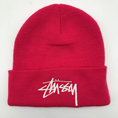 【中古品】【メンズ】 ステューシー STUSSY ニット帽 Stock Cuff Beanie ビーニー 185-260620-sy-01-otoh カラー：レッド系 万代Net店