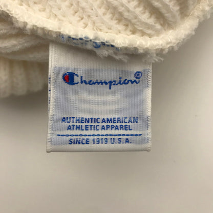 【中古品】【メンズ】 チャンピオン Champion ビッグロゴニット ニット帽 185-260620-sy-05-otoh カラー：ホワイト系 万代Net店