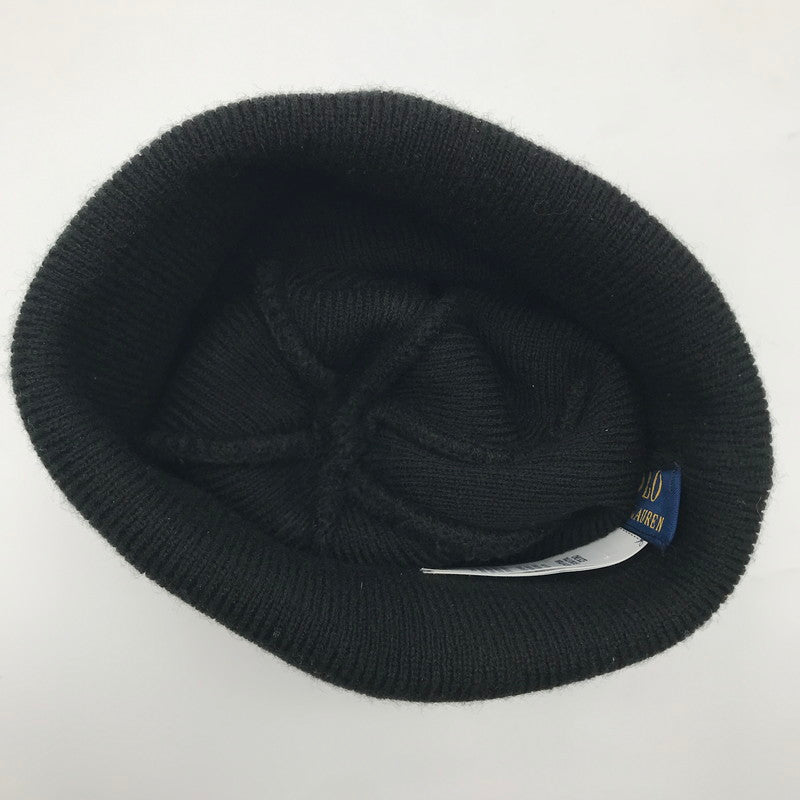 【中古品】【メンズ】 ポロラルフローレン POLO RALPH LAUREN BIG PONY Cuff Hat　ニットキャップ 185-260620-sy-06-otoh カラー：ブラック系 万代Net店