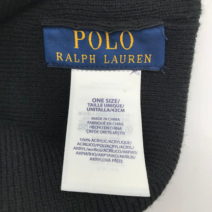 【中古品】【メンズ】 ポロラルフローレン POLO RALPH LAUREN BIG PONY Cuff Hat　ニットキャップ 185-260620-sy-06-otoh カラー：ブラック系 万代Net店