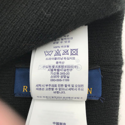 【中古品】【メンズ】 ポロラルフローレン POLO RALPH LAUREN BIG PONY Cuff Hat　ニットキャップ 185-260620-sy-06-otoh カラー：ブラック系 万代Net店