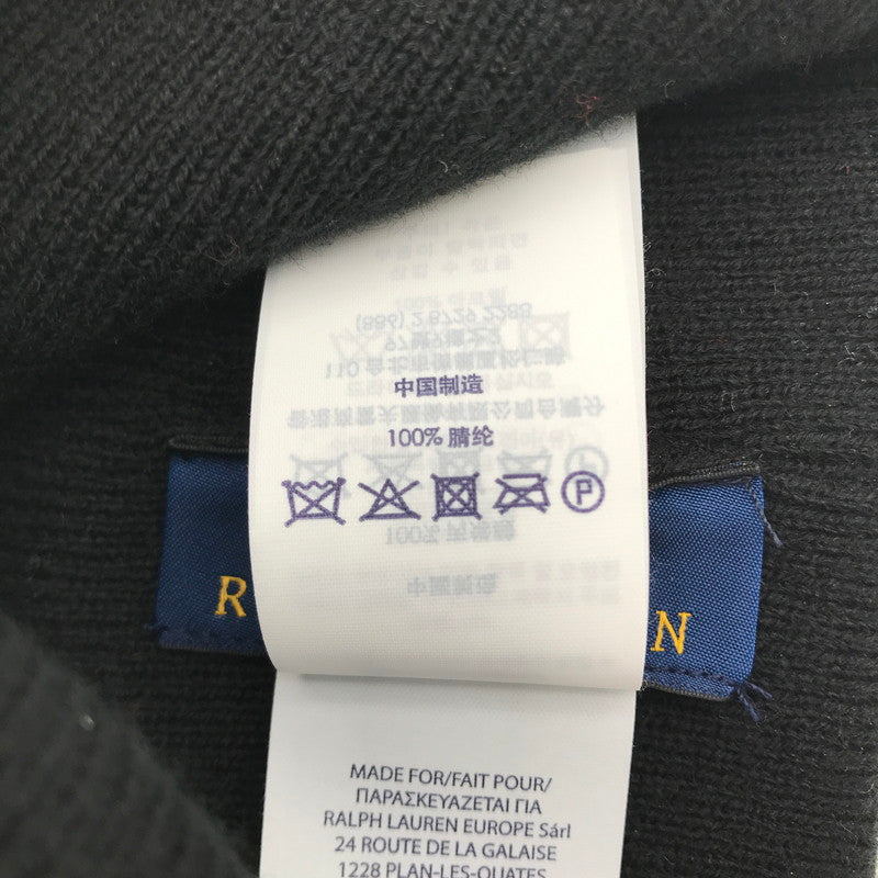 【中古品】【メンズ】 ポロラルフローレン POLO RALPH LAUREN BIG PONY Cuff Hat　ニットキャップ 185-260620-sy-06-otoh カラー：ブラック系 万代Net店