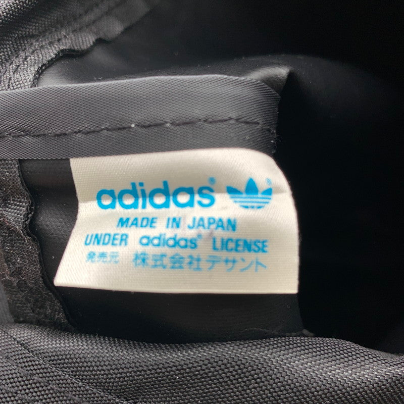 【中古品】【メンズ】 adidas アディダス デサント製 巾着 バッグ 鞄 188-260621-st-02-otoh カラー：ブラック 万代Net店