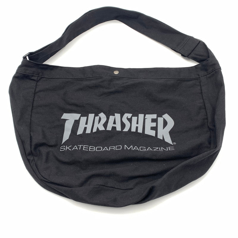 【中古品】【メンズ】 THRASHER スラッシャー ショルダーバッグ 鞄 188-260621-st-04-otoh カラー：ブラック 万代Net店