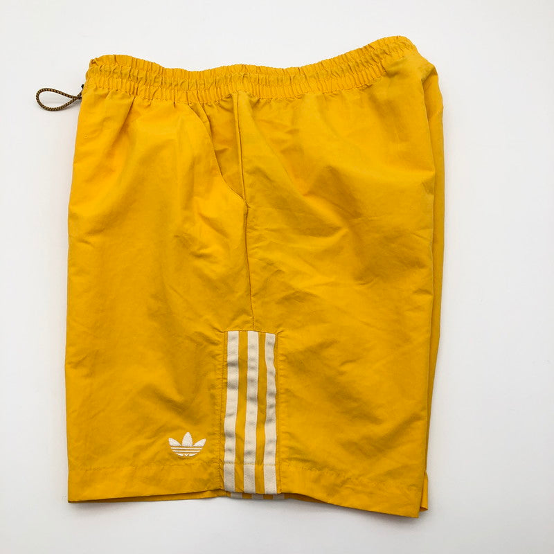【中古品】【メンズ】 adidas ナイロンショーツ ハーフパンツ 158-260619-sm-01-otoh カラー：イエロー 万代Net店
