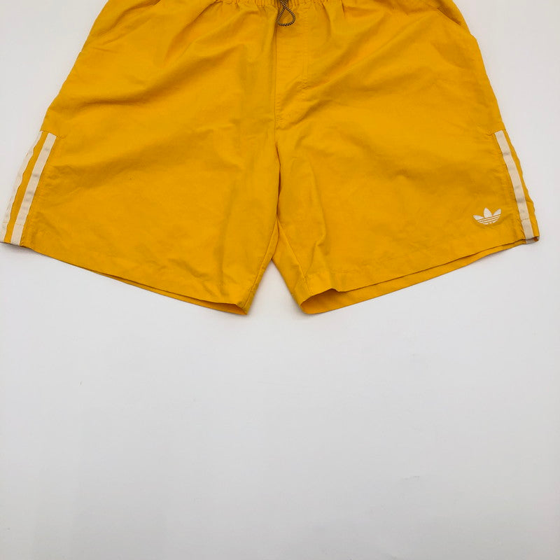 【中古品】【メンズ】 adidas ナイロンショーツ ハーフパンツ 158-260619-sm-01-otoh カラー：イエロー 万代Net店