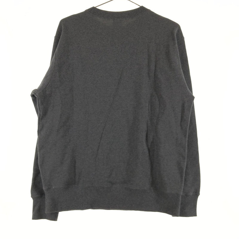 【中古品】【メンズ】 Champion チャンピオン ワンポイント 刺繍ロゴ クルーネック スウェットシャツ 147-260618-sm-12-otoh カラー：チャコールグレー 万代Net店