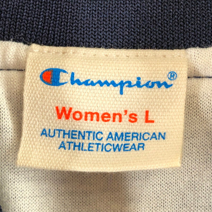 【中古品】【レディース】 Champion W GAME JACKET チャンピオン マルチカラー 薄手ナイロン ジャケット ゲームジャケット トップス 147-260619-sm-08-otoh サイズ：L カラー：ネイビー 万代Net店