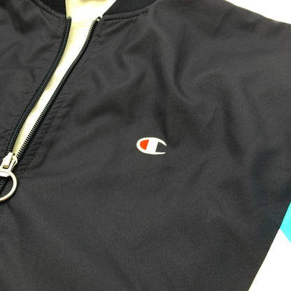 【中古品】【レディース】 Champion W GAME JACKET チャンピオン マルチカラー 薄手ナイロン ジャケット ゲームジャケット トップス 147-260619-sm-08-otoh サイズ：L カラー：ネイビー 万代Net店