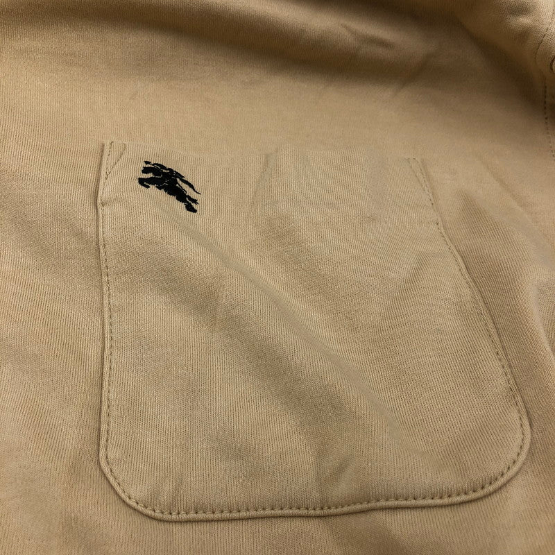 【中古品】【メンズ】 BURBERRY LONDON バーバリー ロンドン ロングスリーブ 長袖 ポロシャツ 147-260618-sm-09-otoh サイズ：L カラー：ベージュ 万代Net店