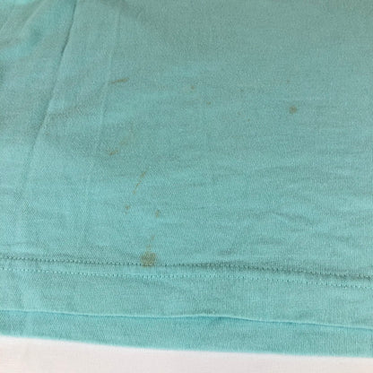 【中古品】【メンズ】 Champion チャンピオン ワンポイント刺繍ロゴ Tシャツ ミントグリーン ターコイズ 147-260618-sm-04-otoh カラー：ミントグリーン 万代Net店