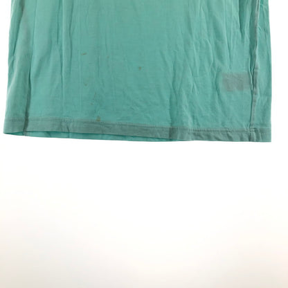【中古品】【メンズ】 Champion チャンピオン ワンポイント刺繍ロゴ Tシャツ ミントグリーン ターコイズ 147-260618-sm-04-otoh カラー：ミントグリーン 万代Net店