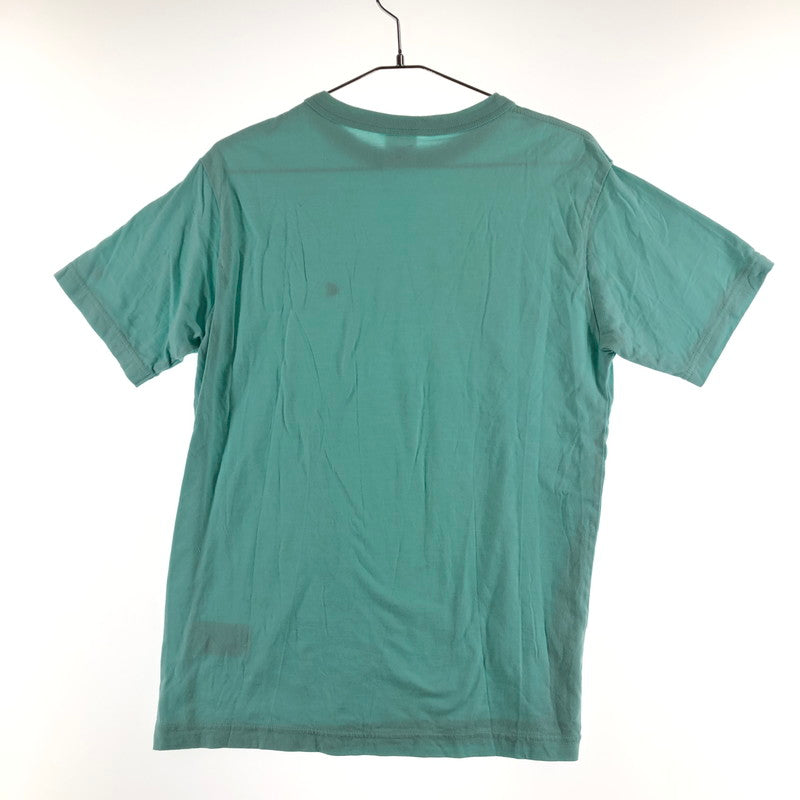 【中古品】【メンズ】 Champion チャンピオン ワンポイント刺繍ロゴ Tシャツ ミントグリーン ターコイズ 147-260618-sm-04-otoh カラー：ミントグリーン 万代Net店